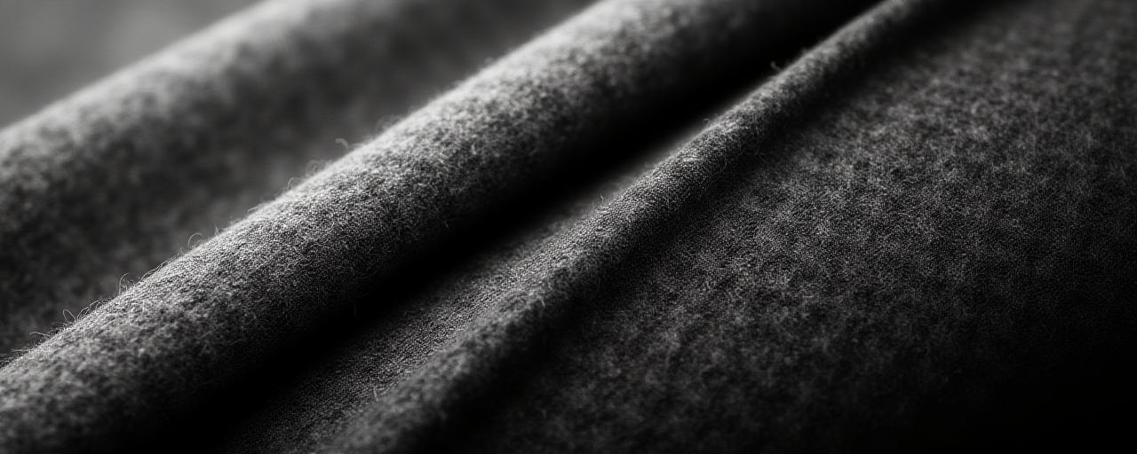 Texture di tessuto pregiato in bianco e nero